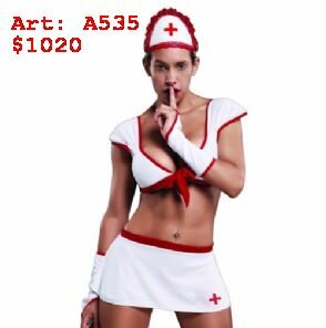 Disfraz con minifalda de enfermera erotico, Sexshop En Cordoba