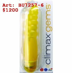 Vibrador sumergible Clímax Gems amarillo, Sexshop En Cordoba