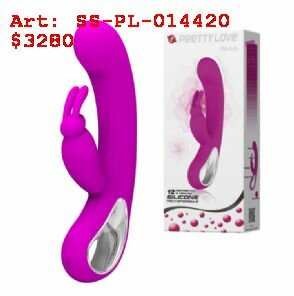 Vibrador 12 funciones con estimulador de clitoris y recarga USB, Sexshop En Cordoba