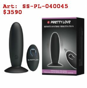 Dilatador anal liso con control remoto y carga USB, Sexshop En Cordoba