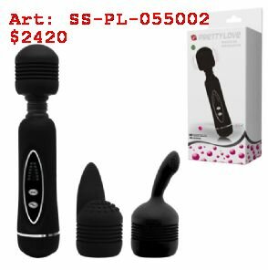 Masajeador estimulador tipo microfono con accesorios, Sexshop En Cordoba